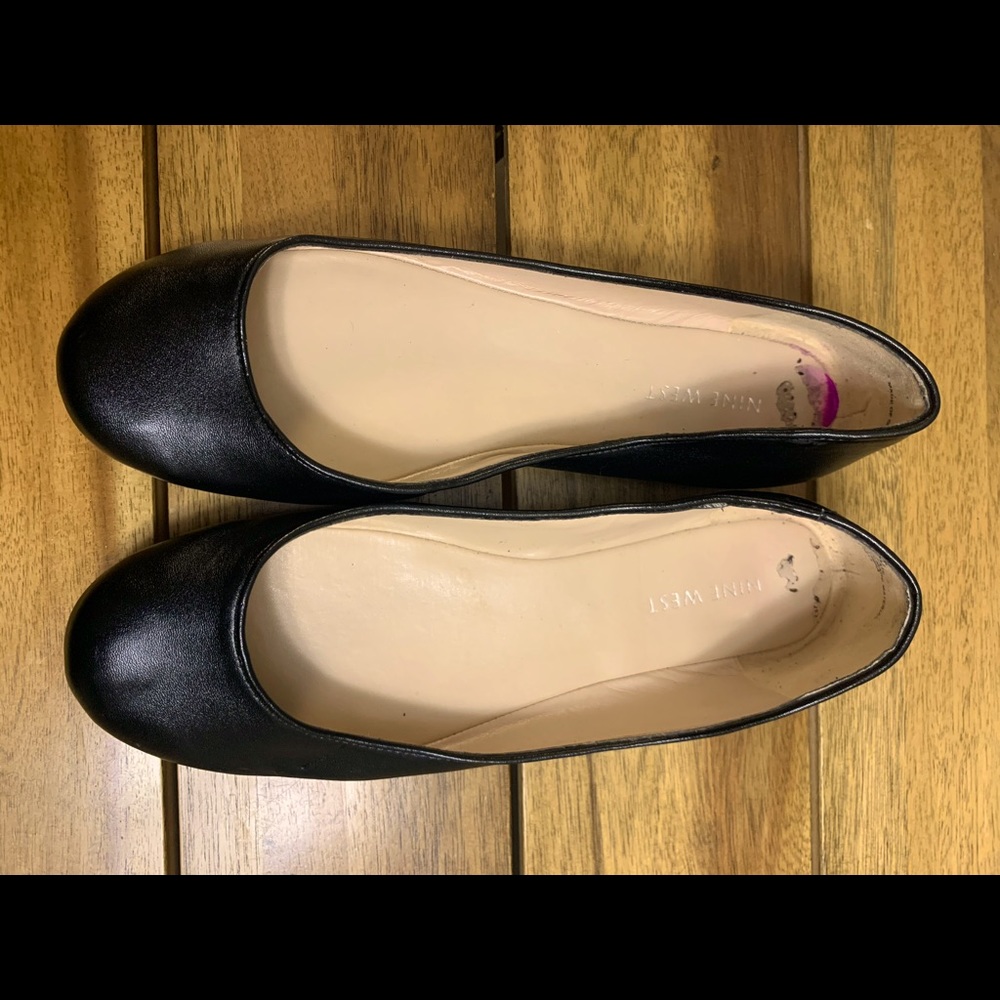 Nine West Black Flats